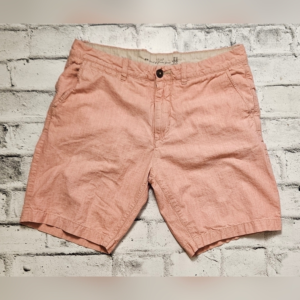 H&M Pink Cotton Shorts Mens 32 Summer Casual Lightweight